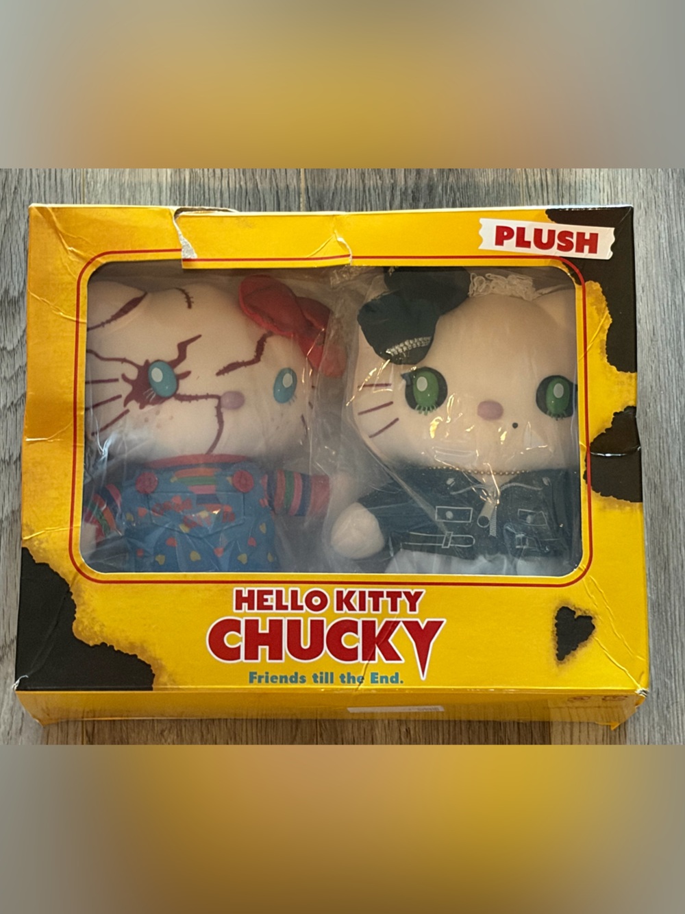 Chucky Tiffany Hello Kitty Child's Play Plush Universal Studios Japan Toy Figure